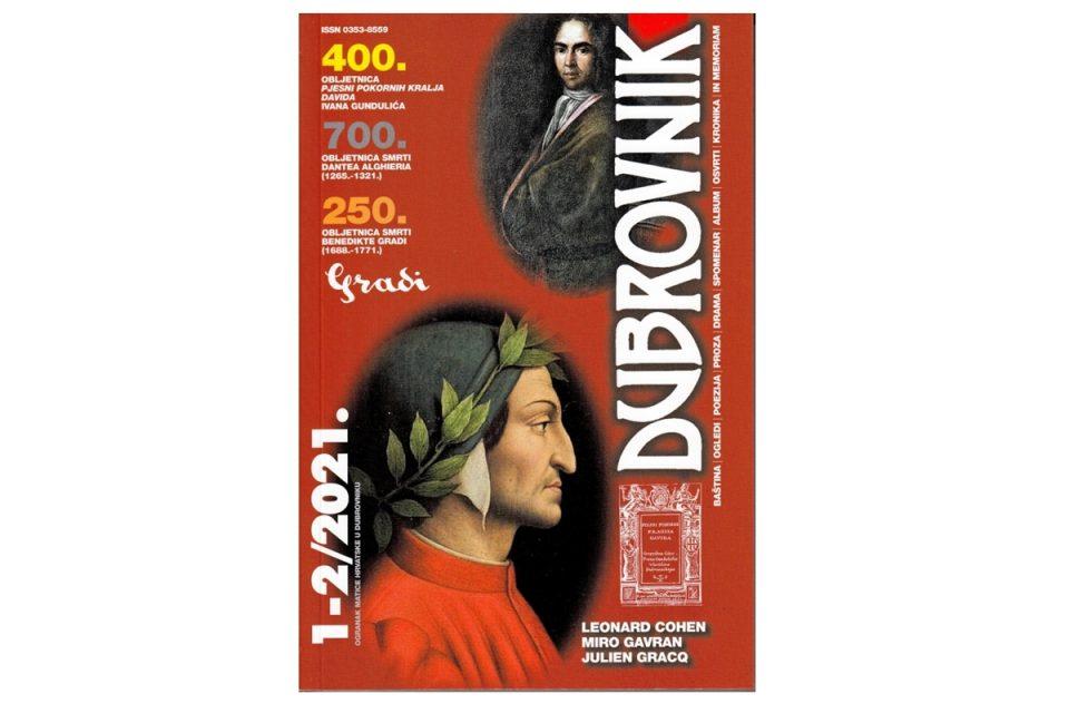 U četvrtak predstavljanje novog broja časopisa Dubrovnik