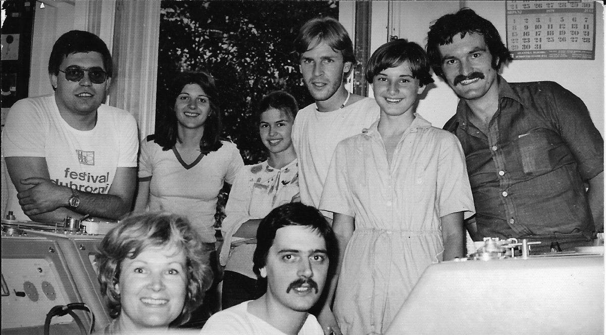 Radio Dubrovnik ekipa i gosti emisije Tako to oni rade 1979.