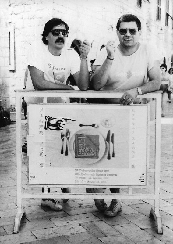Voditelji Press centra DLJI 1987