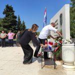 Kod spomen-obilježja na Osojniku odana počast poginulim braniteljima iz Ploča 4 osojnik ploce branitelji 120821 4