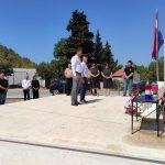 Kod spomen-obilježja na Osojniku odana počast poginulim braniteljima iz Ploča 6 osojnik ploce branitelji 120821 6