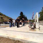 Kod spomen-obilježja na Osojniku odana počast poginulim braniteljima iz Ploča 7 osojnik ploce branitelji 120821 7