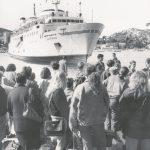 Izbjeglice u gruskoj luci listopad 1991 foto Milo Kovac