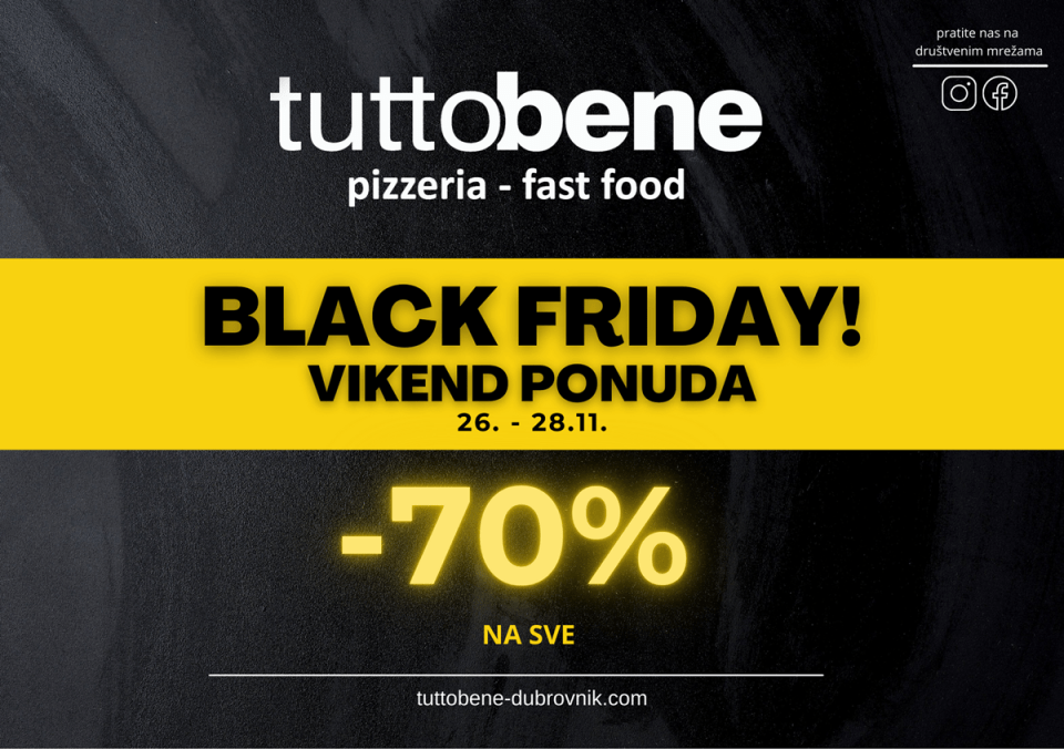 TuttoBene Black Friday portal clanak