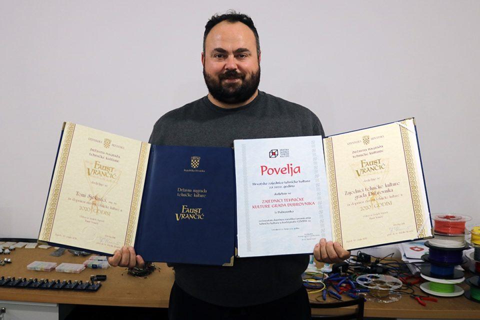 Dubrovačka Zajednica tehničke kulture i Tomo Sjekavica dobitnici su nagrade 'Faust Vrančić'