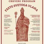 Program svetog Vlaha 2022 1