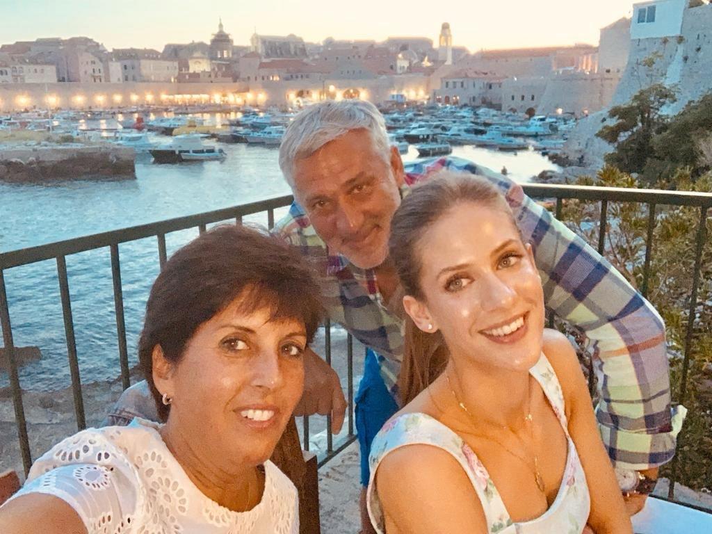 Bianca uživa s obitelji u Dubrovniku
