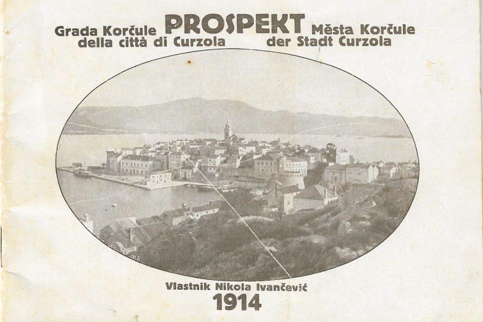 Prospekt KORCULE 1914 naslov