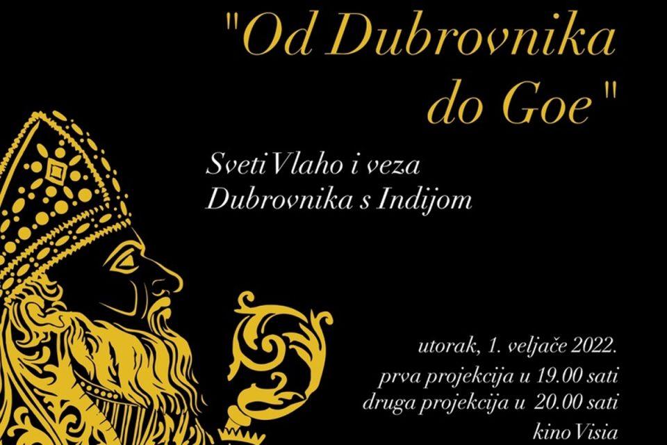 VEČERAS Pretpremijera filma 'Od Dubrovnika do Goe'