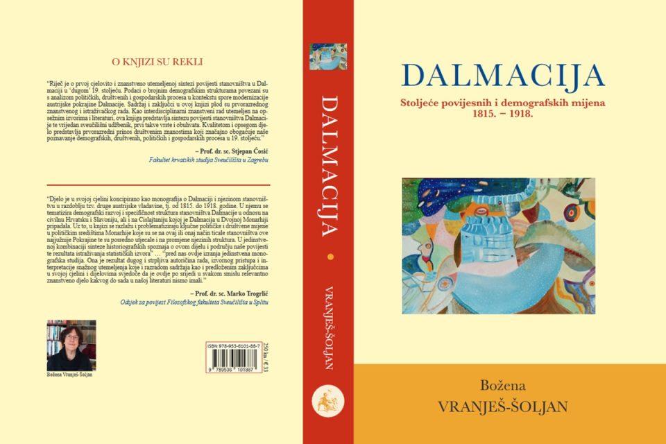 VEČERAS Predstavljanje knjige 'Dalmacija. Stoljeće povijesnih i demografskih mijena'