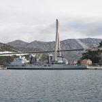 PRATNJA NOSAČA ZRAKOPLOVA Francuski zapovjedni brod 'Marne' uplovio u Gruž 1 ratni brod marne 1