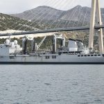 PRATNJA NOSAČA ZRAKOPLOVA Francuski zapovjedni brod 'Marne' uplovio u Gruž 9 ratni brod marne 10