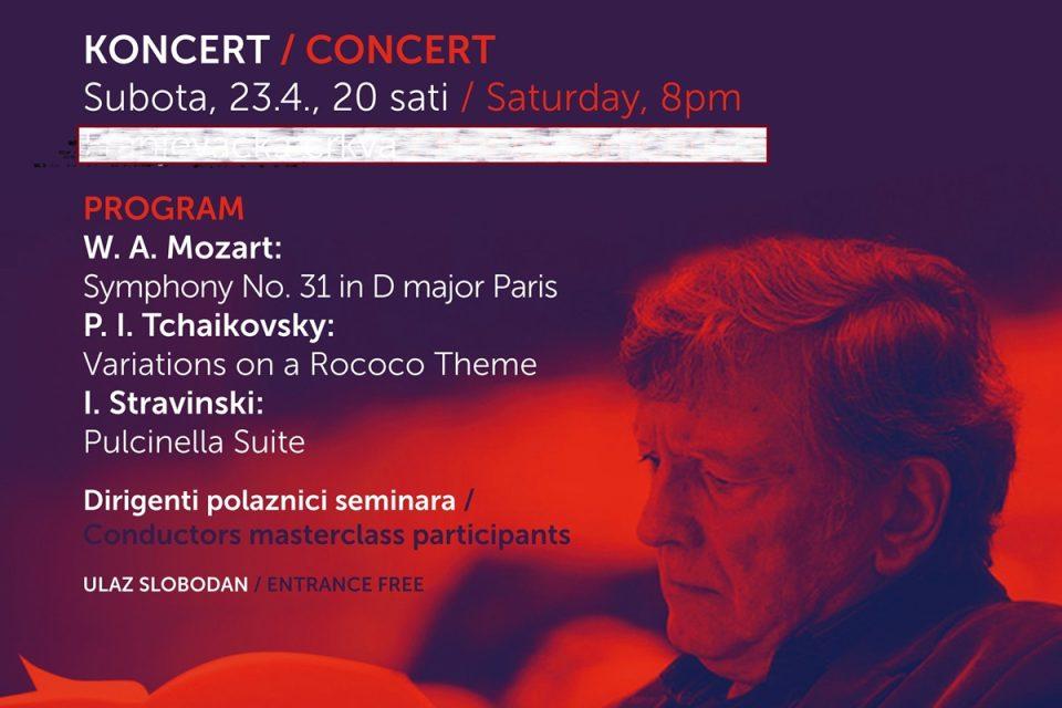Sedam dirigenata nastupa na završnom koncertu masterclassa 'Lovro pl. Matačić'