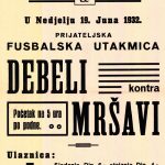 Mrsavi i debeli Nogomet u Dubrovniku 1932 4