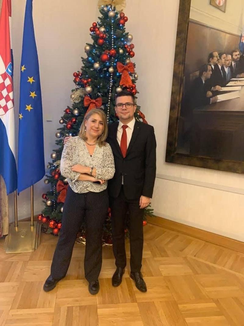 Tea Romic s Domagojem Hajdukovicem