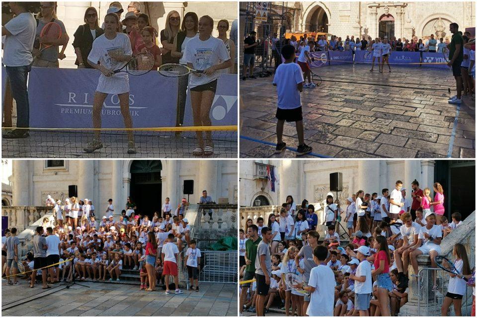 KIDS' DAY DUB BOWLA Mališani zaigrali tenis ispred crkve sv. Vlaha
