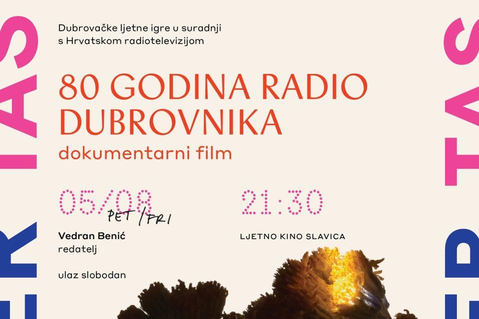[POPRATNI PROGRAM 73. IGARA] 80 godina Radio Dubrovnika u ljetnom kinu Slavica