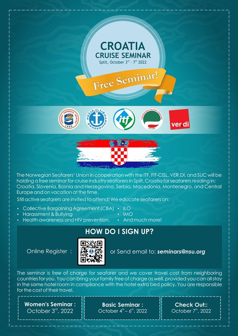 Croatia Cruise Seminar