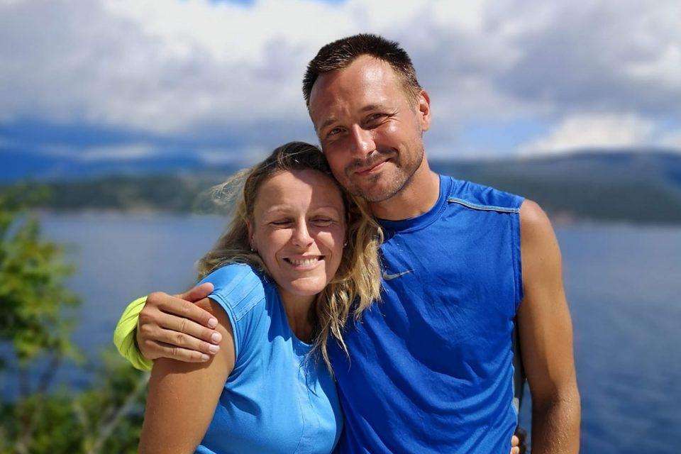 VIŠE OD MILIJUN KORAKA Bruno Šimleša sa suprugom Majom nakon 575 kilometara stigao do Prevlake