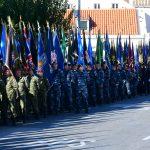 Svecani mimohod prdstavnika postrojbi koje su branile i oslobodile jug Hrvatske 16