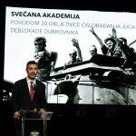 Trideseta obljetnica oslobadjanja juga Hrvatske Svecana akademija 2