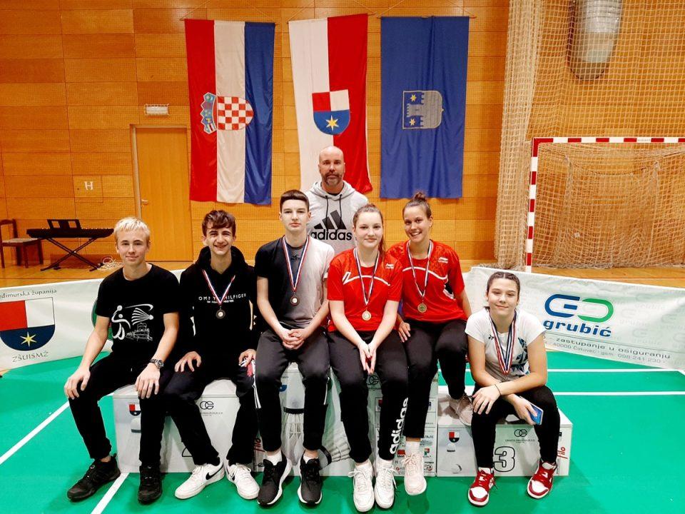 Karla, Erika i Lea prvakinje Hrvatske u badmintonu