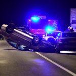 FOTO/VIDEO ZATVOREN MOST Jedna osoba ozlijeđena u sudaru u Lozici 4 policija lozica sudar 4