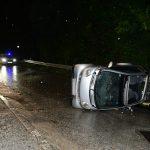 Prevrnuo se auto kod hotela Ivka, na intervenciji i vatrogasci! 2 prometna hotel ivka 2