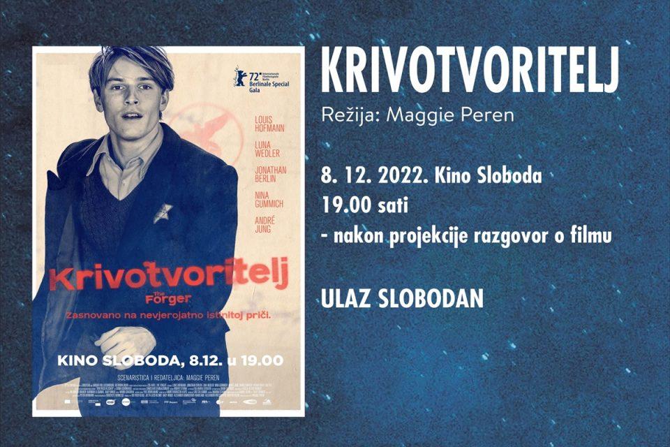 BESPLATNA PROJEKCIJA U KINU SLOBODA ZA NOĆ EUROPSKOG FILMA Hrvatska premijera filma 'Krivotvoritelj'