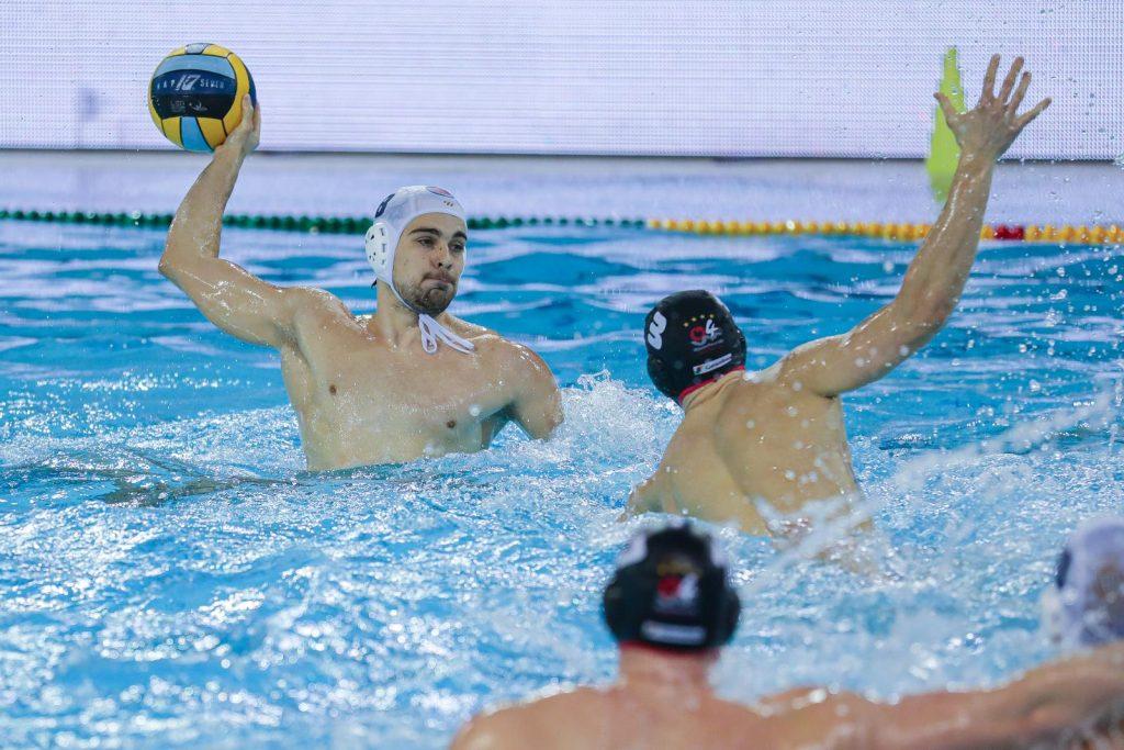 17.02.2023., Gradski bazen, Dubrovnik - Len liga prvaka. Vaterpolo susret izmedju Jug Adriatic osiguranja i Spandau 04. Photo: Grgo Jelavic/PIXSELL