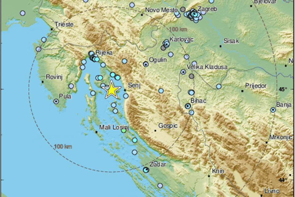 'DUGO JE TRAJAO' Potres magnitude 5.2 'prodrmao' otok Krk