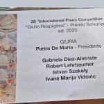 Ivana Marija Vidovic prva Hrvatica u ziriju eminentnog natjecanja Giulio Rospigliosi 23