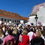 Orsat John za DuList s prosvjeda na Markovom trgu 3