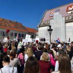 Orsat John za DuList s prosvjeda na Markovom trgu 6