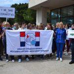 Prosvjed medicinskih sestara i tehnicara ispred bolnice 2