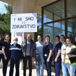 Prosvjed medicinskih sestara i tehnicara ispred bolnice 5