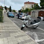 Sudar motocikla i dvaju automobila na vojnovicu 3