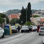 Sudar motocikla i dvaju automobila na vojnovicu 5