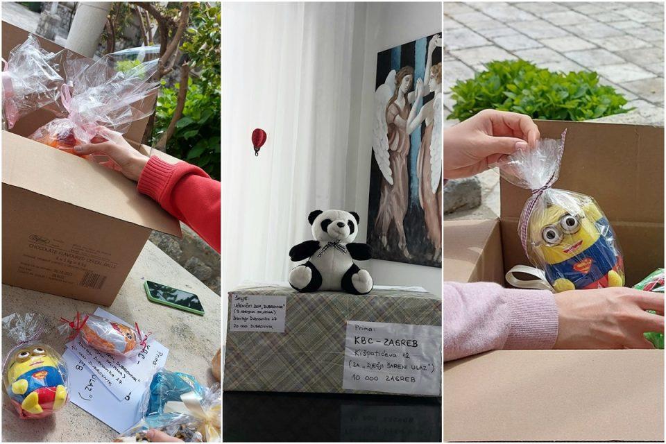Učenički dom prikupio igračke za male pacijente na Klinici za pedijatriju u Zagrebu
