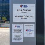BIVSA REMIZA Grand parking spustio rampe jedan sat parkiranja platit cete 3 eura 10