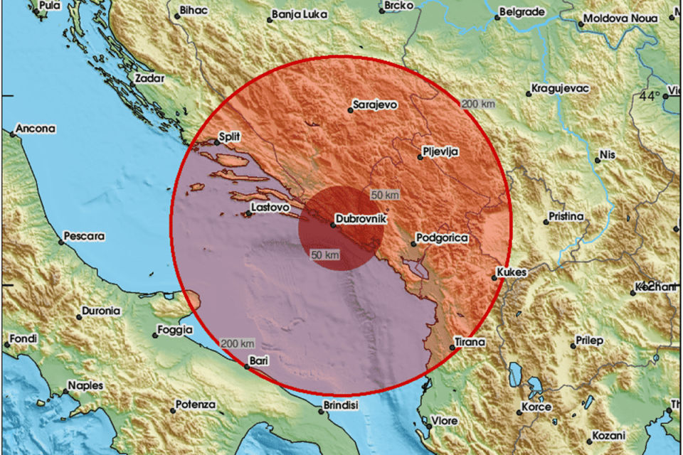 KRATKO, ALI JAKO Potres jačine 4.0 po Richteru zatresao Dubrovnik