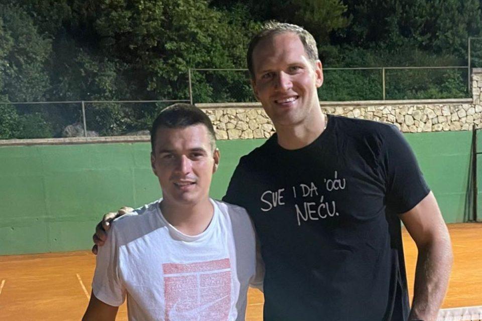 Bojan Bogdanović u Gradu! Zaigrao tenis u Gospinom polju