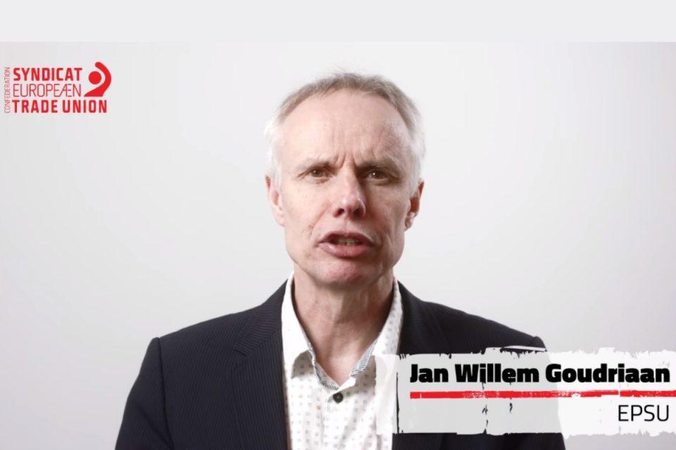 ETUC CES Jan Willem Goudriaan YouTube