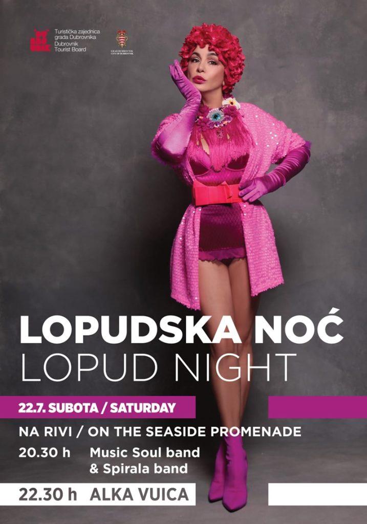 LJETNA ZABAVA Alka Vuica na Lopudskoj noći 1 Lopudska noc 2023