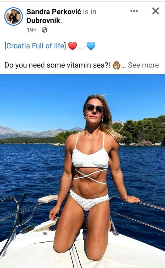 sandra perkovic fb objava