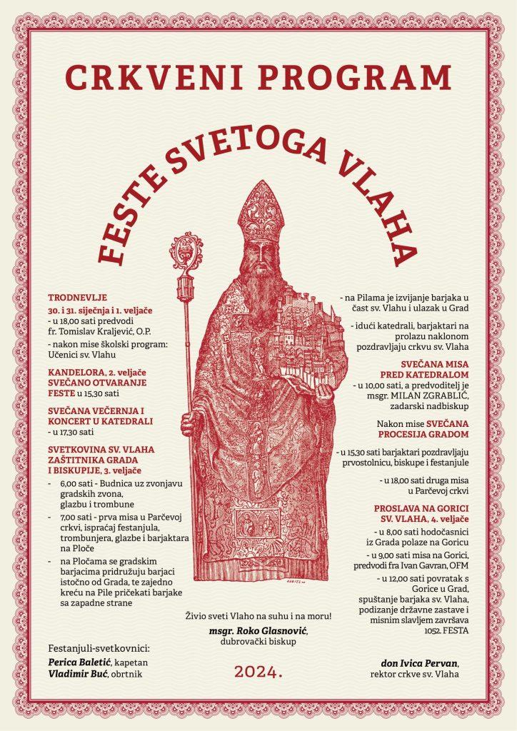Program Svetog Vlaha 2024