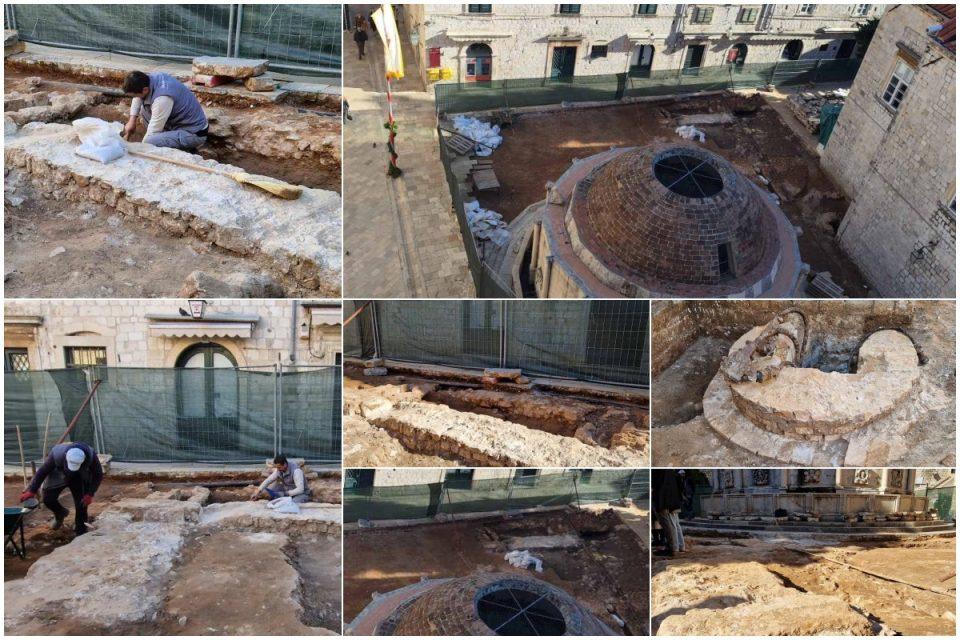 Počela sanacija oko Onofrijeve fontane, naišli na uzbudljive arheološke nalaze