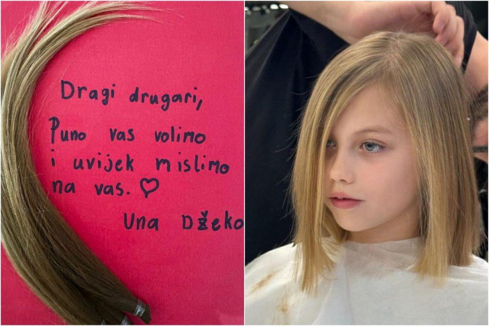 PREDIVNO Kći Edina Džeka donirala kosu za djecu oboljelu od raka