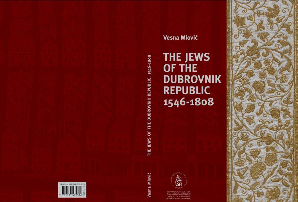 Vesna Miović ima novu knjigu o židovskoj zajednici u Dubrovačkoj Republici