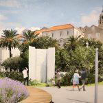 Jedan od radova spomenik korcula 1